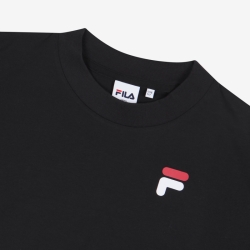 Fila Loose Crop - Naisten Poolopaita - Mustat | FI-30188